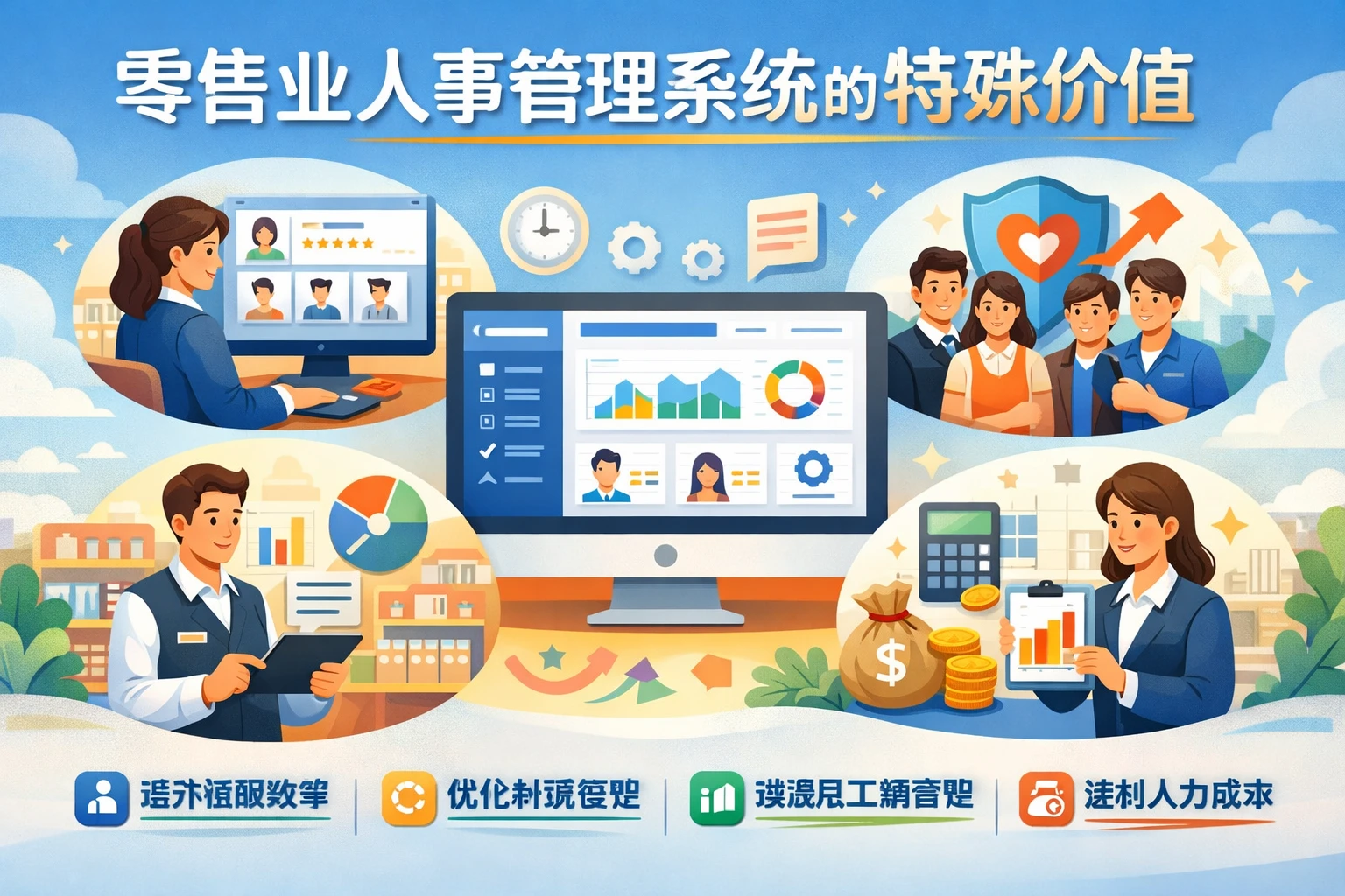 零售业人事管理系统的特殊价值