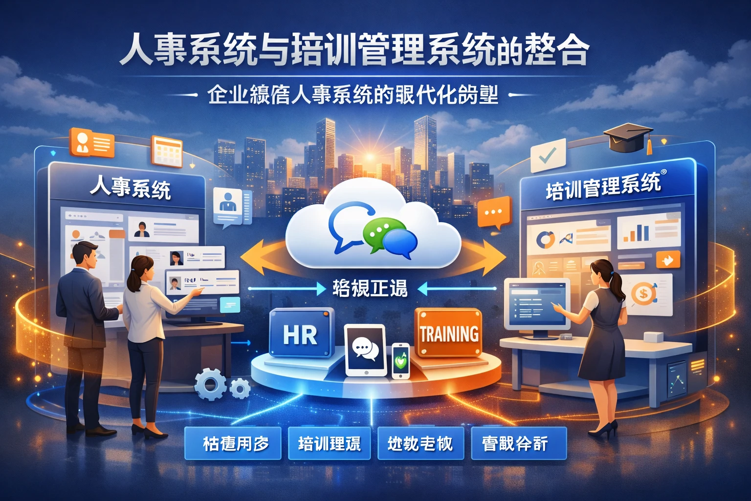 人事系统与培训管理系统的整合：企业微信人事系统的现代化转型