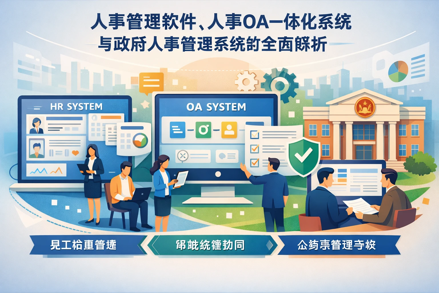 人事管理软件、人事OA一体化系统与政府人事管理系统的全面解析