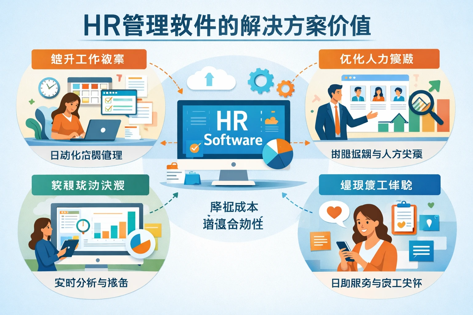 HR管理软件的解决方案价值