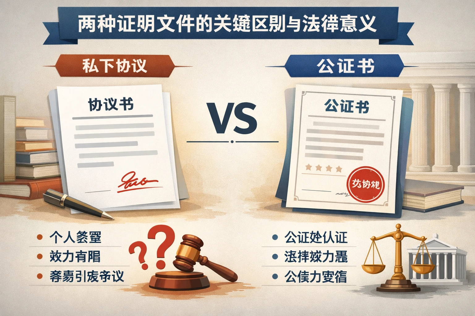 两种证明文件的关键区别与法律意义