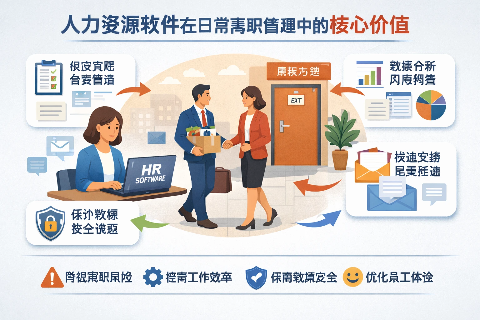 人力资源软件在日常离职管理中的核心价值