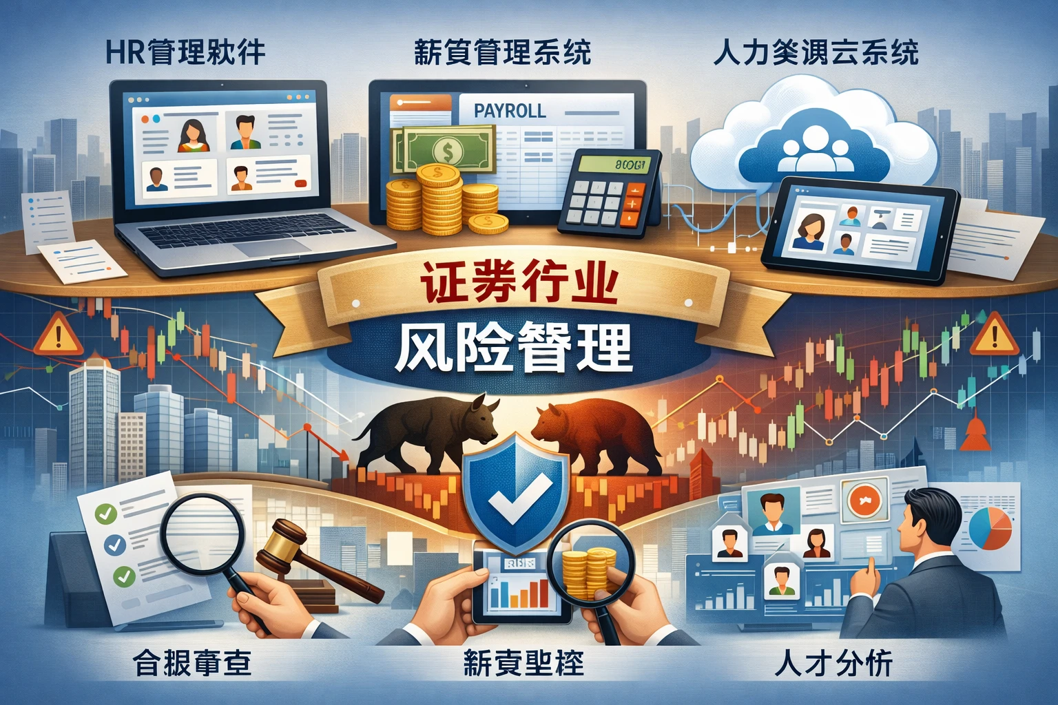 HR管理软件、薪资管理系统与人力资源云系统在证券行业风险管理中的关键作用