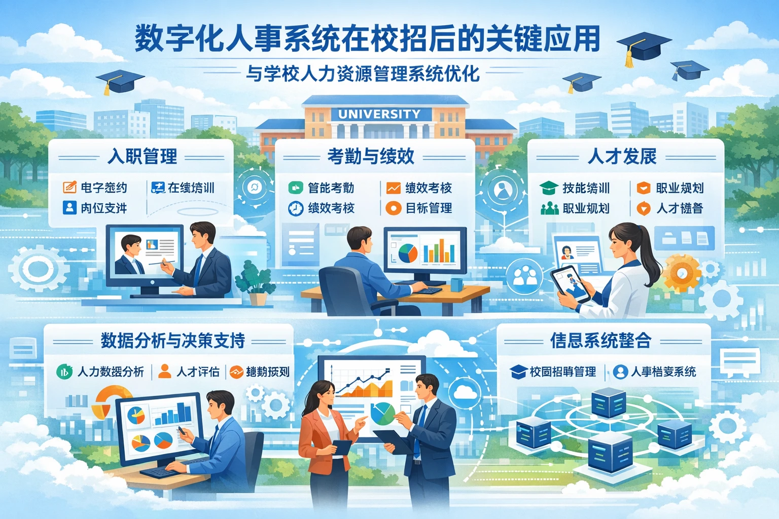 数字化人事系统在校招后的关键应用与学校人力资源管理系统优化
