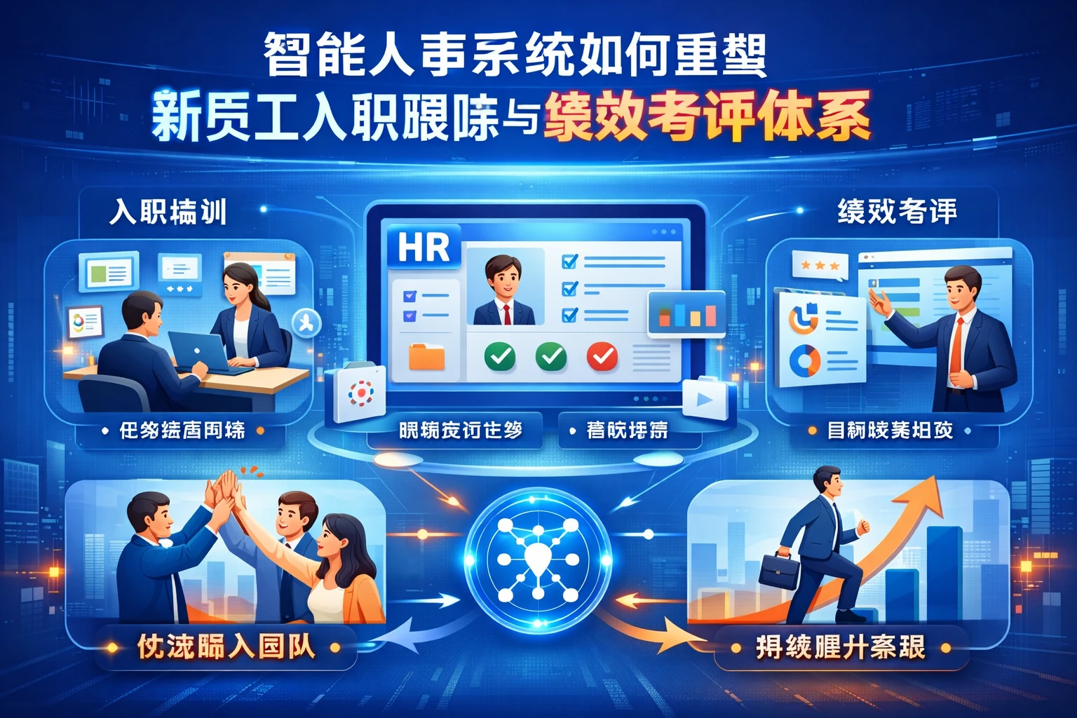 智能人事系统如何重塑新员工入职跟踪与绩效考评体系