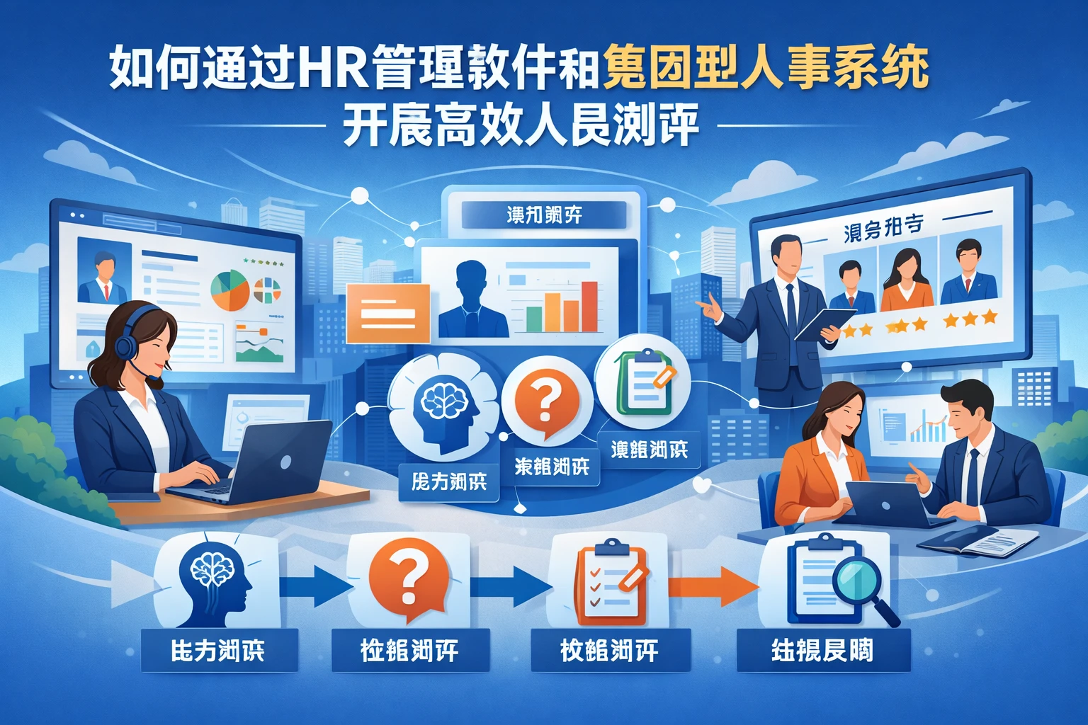 如何通过HR管理软件和集团型人事系统开展高效人员测评