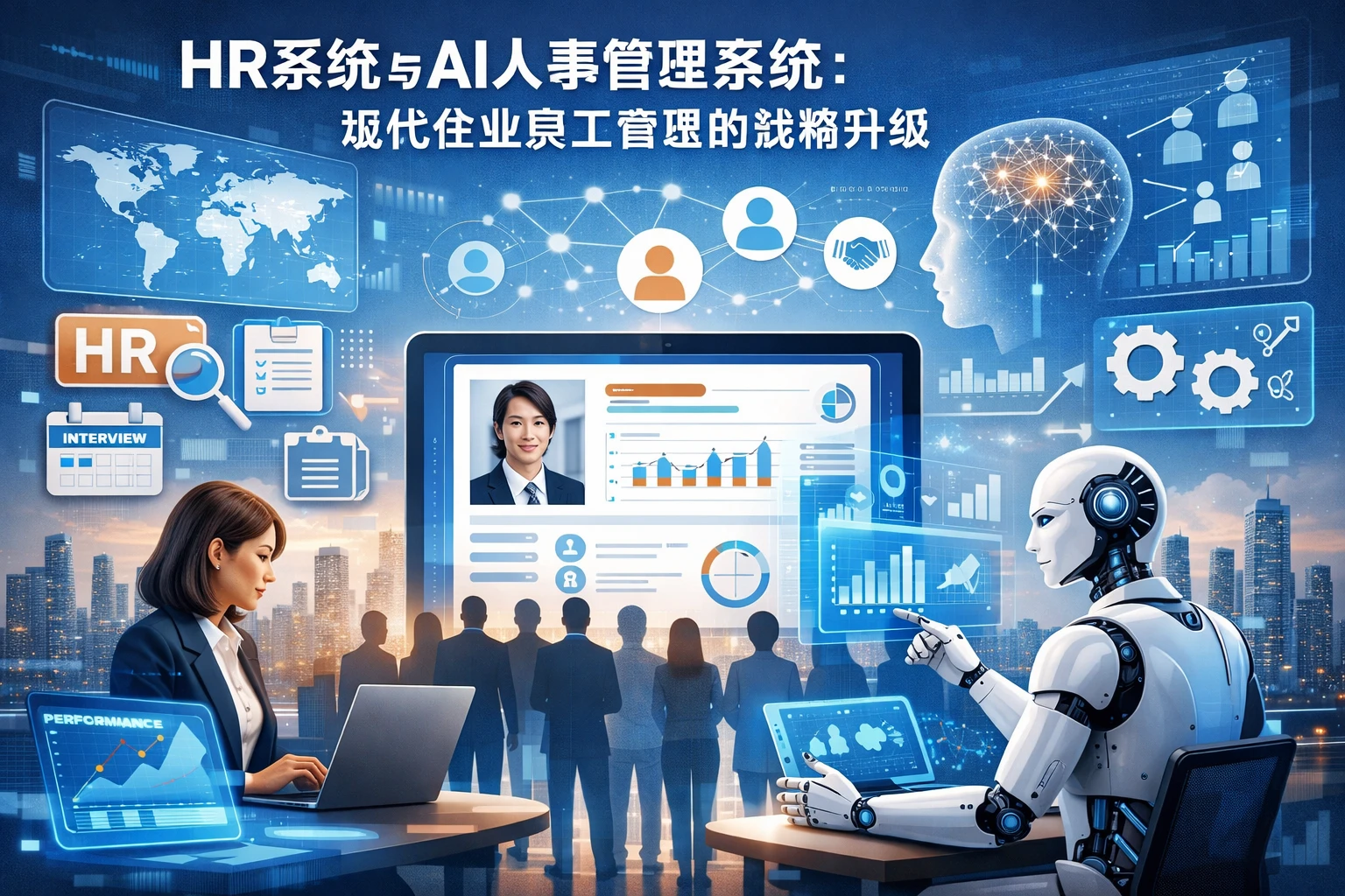 HR系统与AI人事管理系统：现代企业员工管理的战略升级