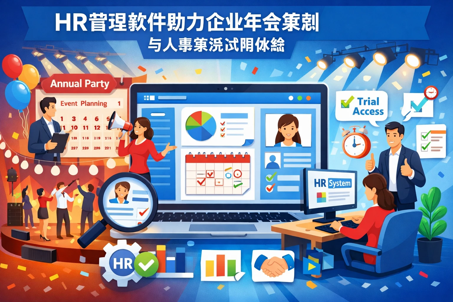 HR管理软件如何助力企业年会策划与人事系统试用体验
