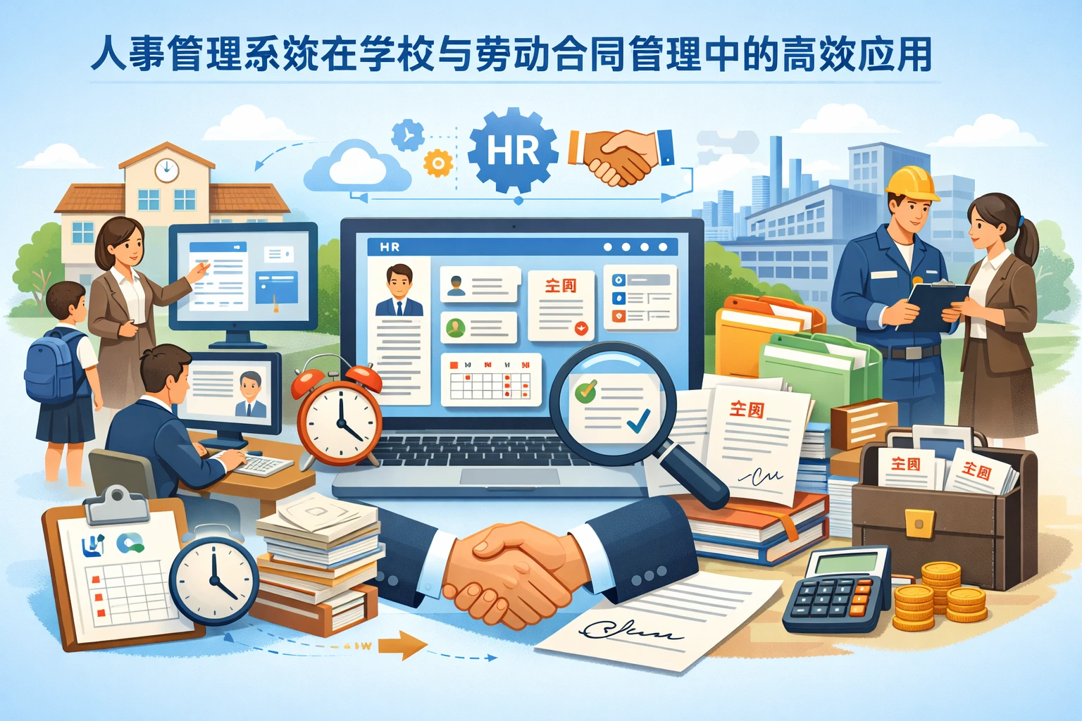 人事管理系统在学校与劳动合同管理中的高效应用