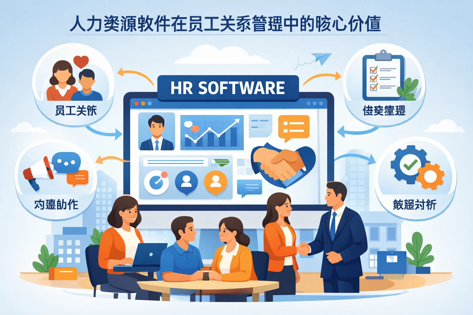 人力资源软件在员工关系管理中的核心价值