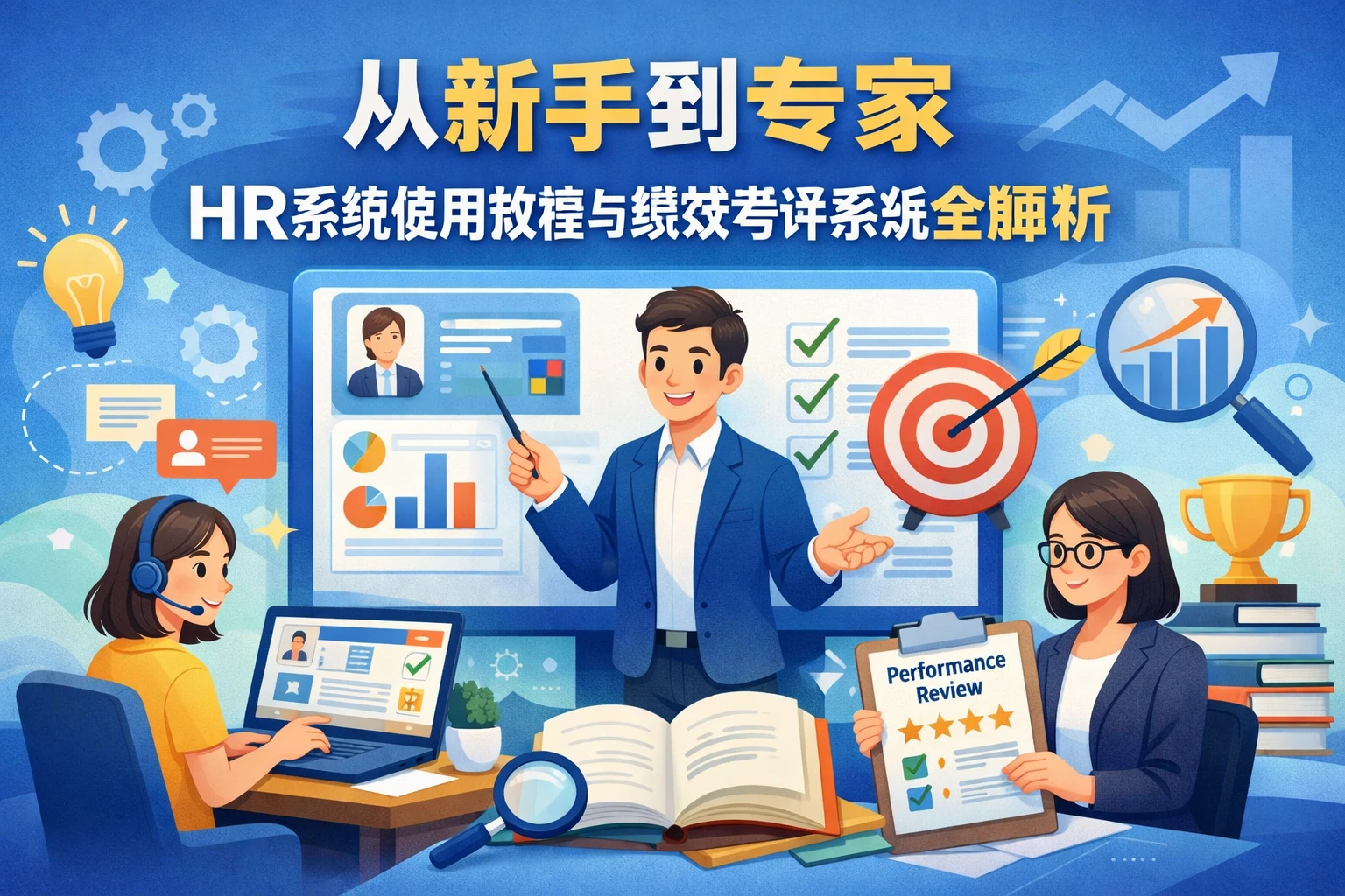 从新手到专家：HR系统使用教程与绩效考评系统全解析