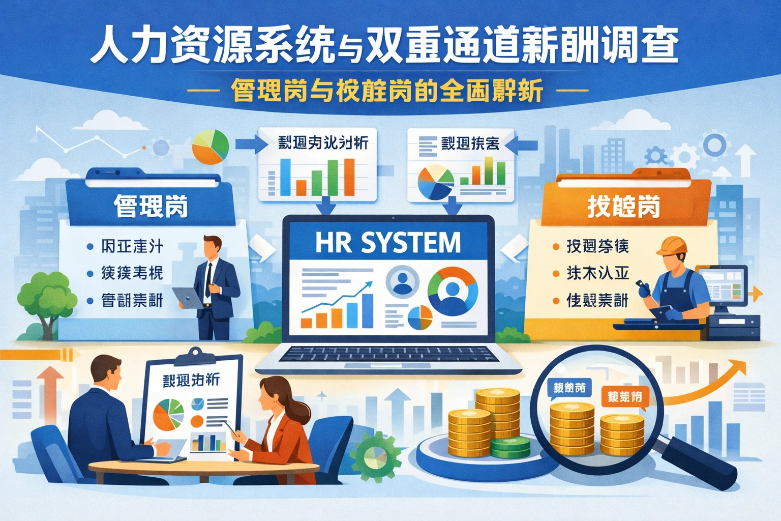 人力资源系统与双重通道薪酬调查：管理岗与技能岗的全面解析