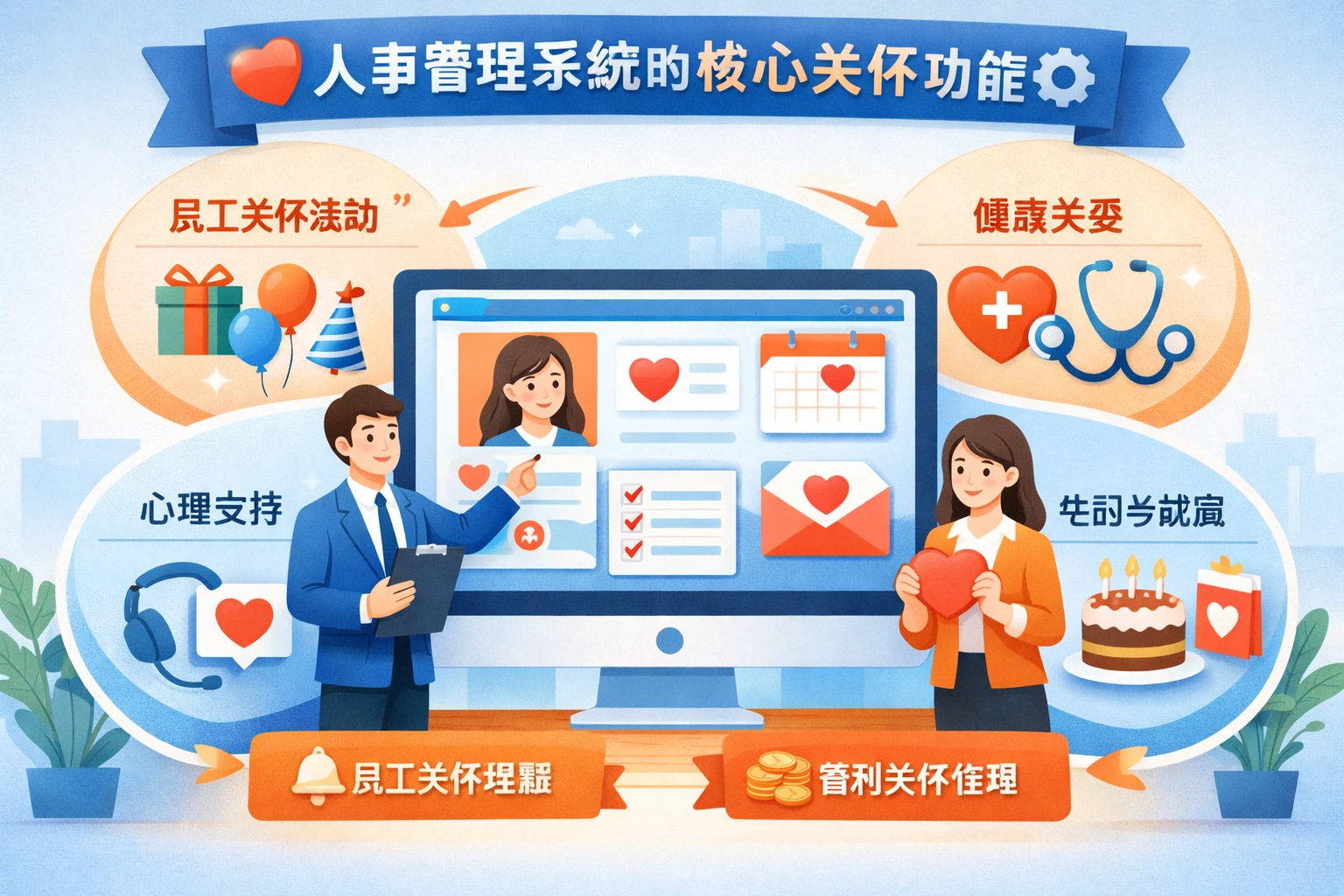 人事管理系统的核心关怀功能