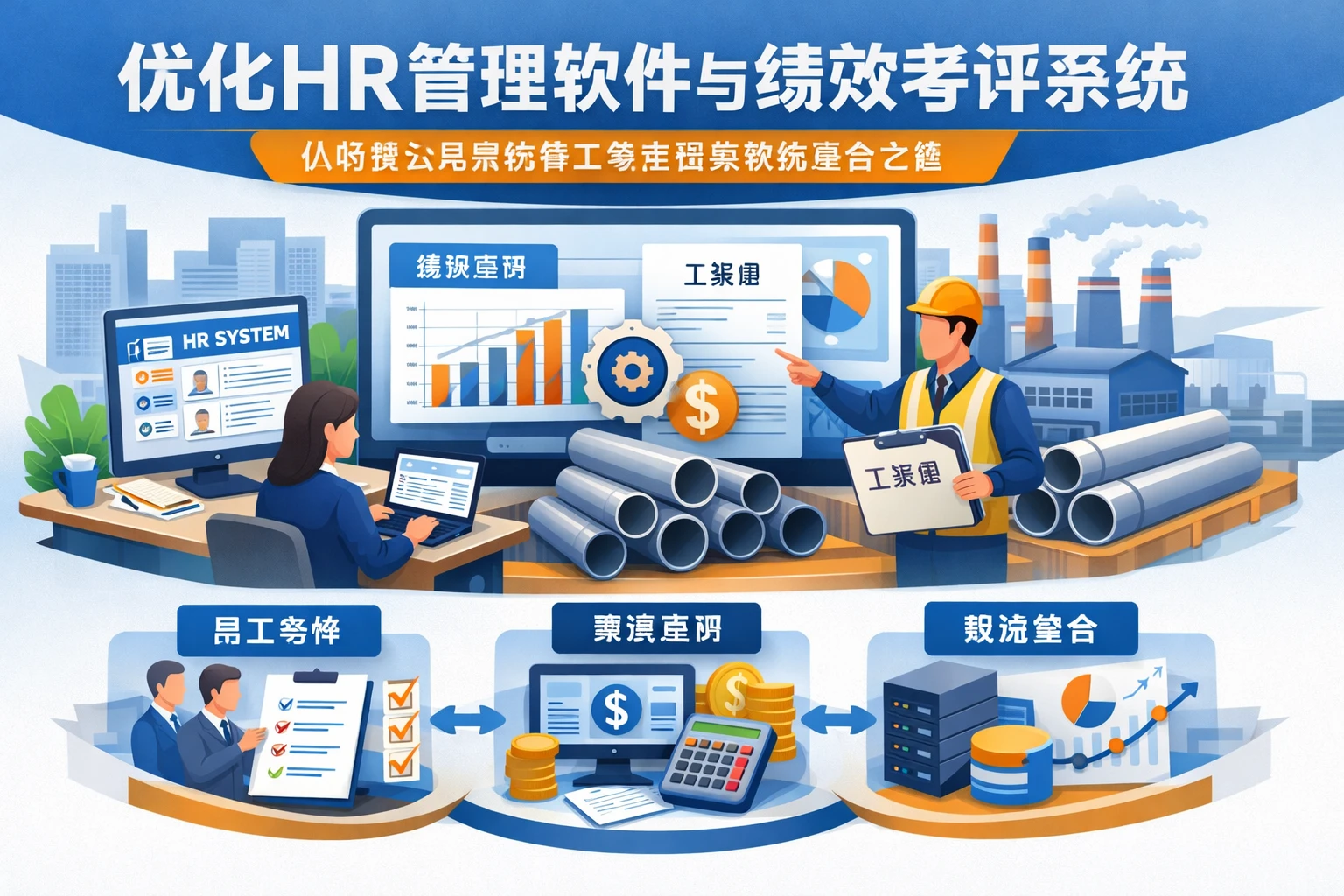 优化HR管理软件与绩效考评系统：从钢管公司案例看工资管理系统的整合之道