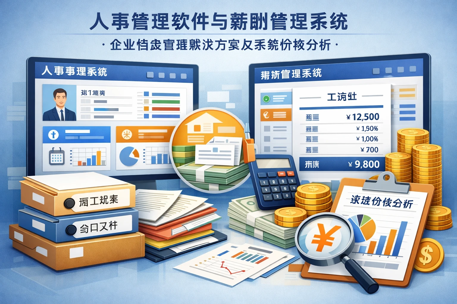 人事管理软件与薪酬管理系统：企业档案管理解决方案及系统价格分析