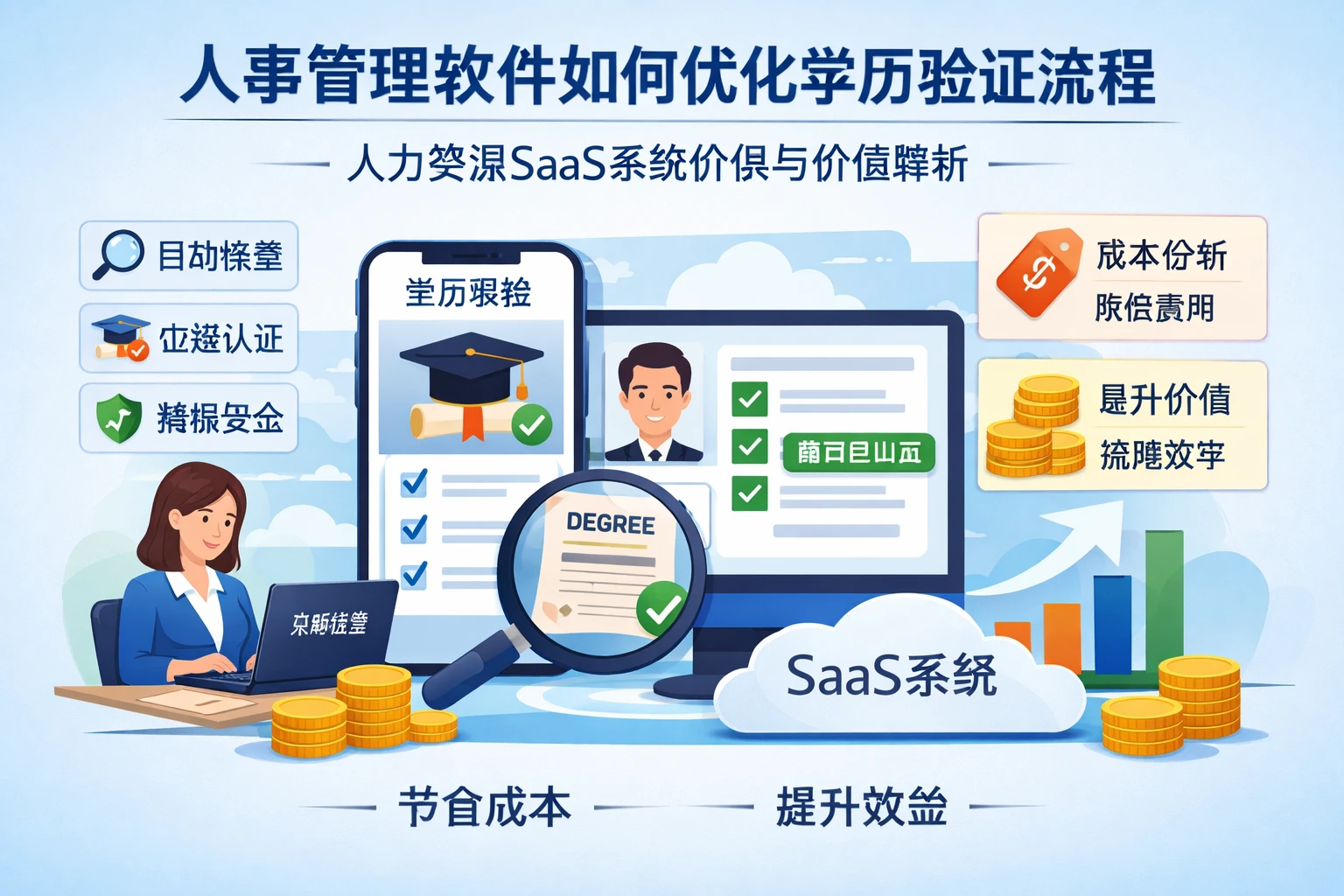 人事管理软件如何优化学历验证流程 - 人力资源SaaS系统价格与价值解析