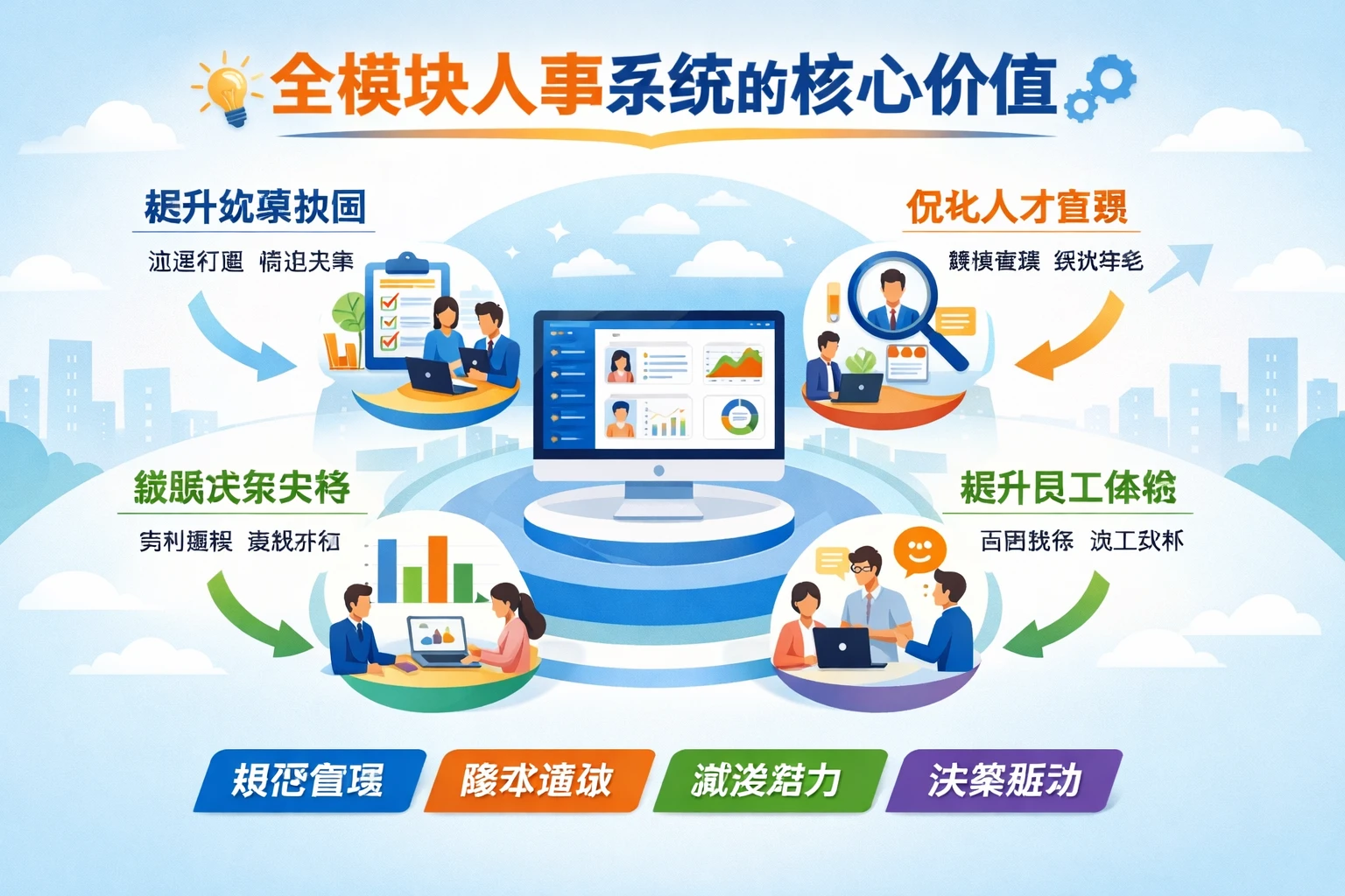 全模块人事系统的核心价值