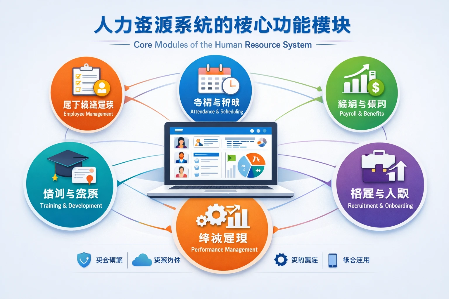人力资源系统的核心功能模块