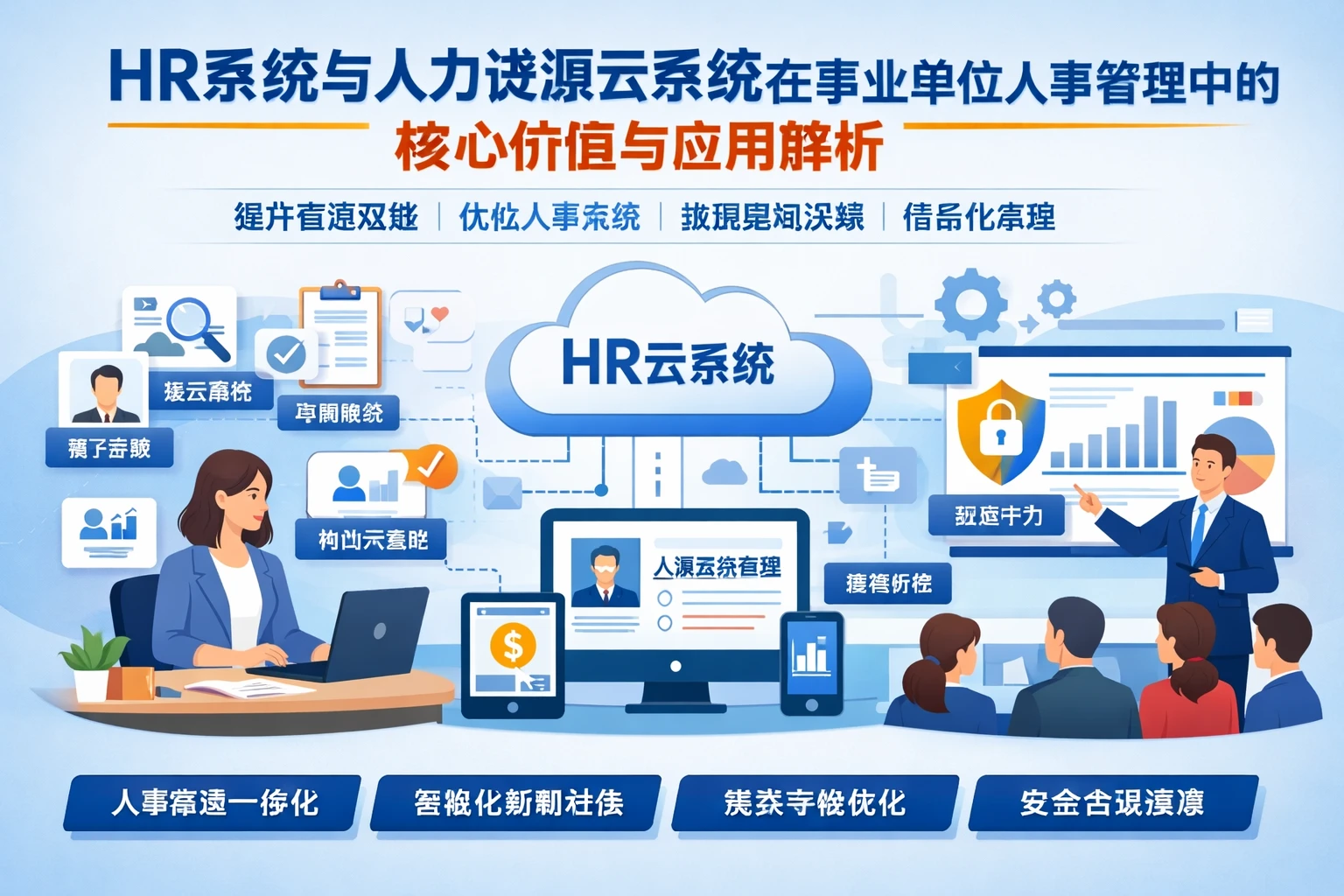 HR系统与人力资源云系统在事业单位人事管理中的核心价值与应用解析