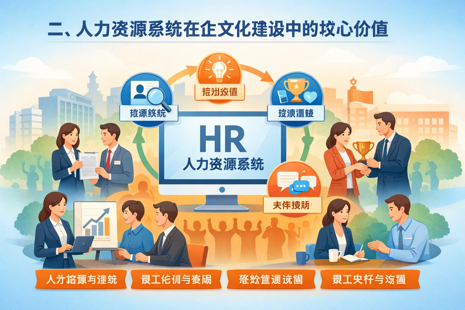 二、人力资源系统在企业文化建设中的核心价值