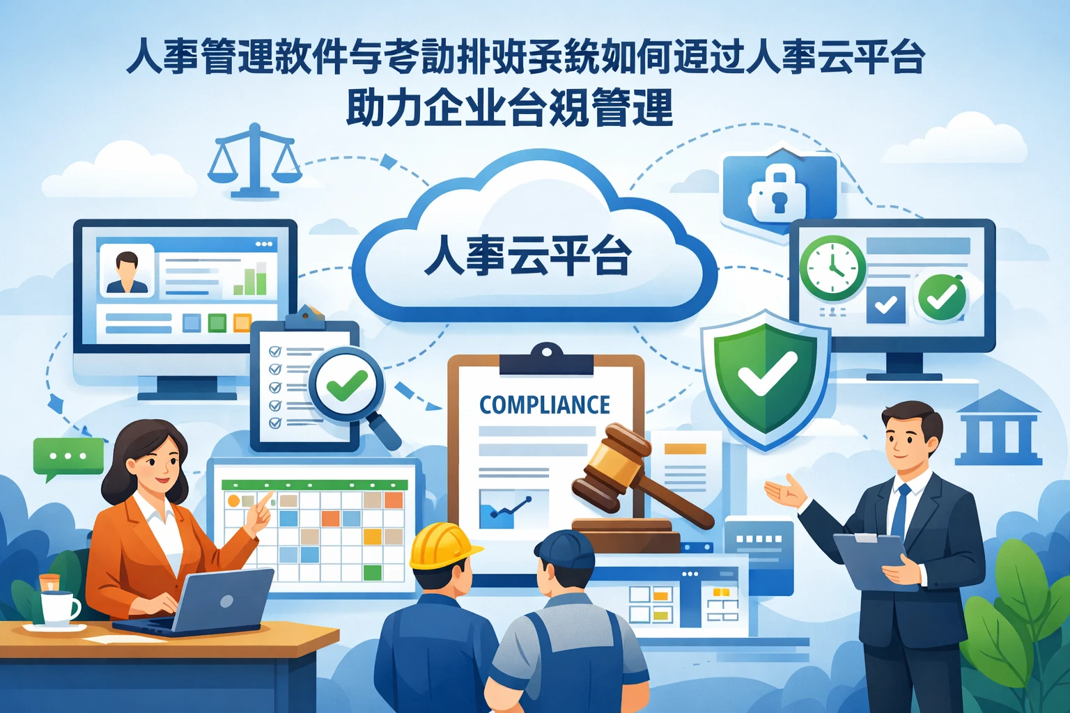 人事管理软件与考勤排班系统如何通过人事云平台助力企业合规管理