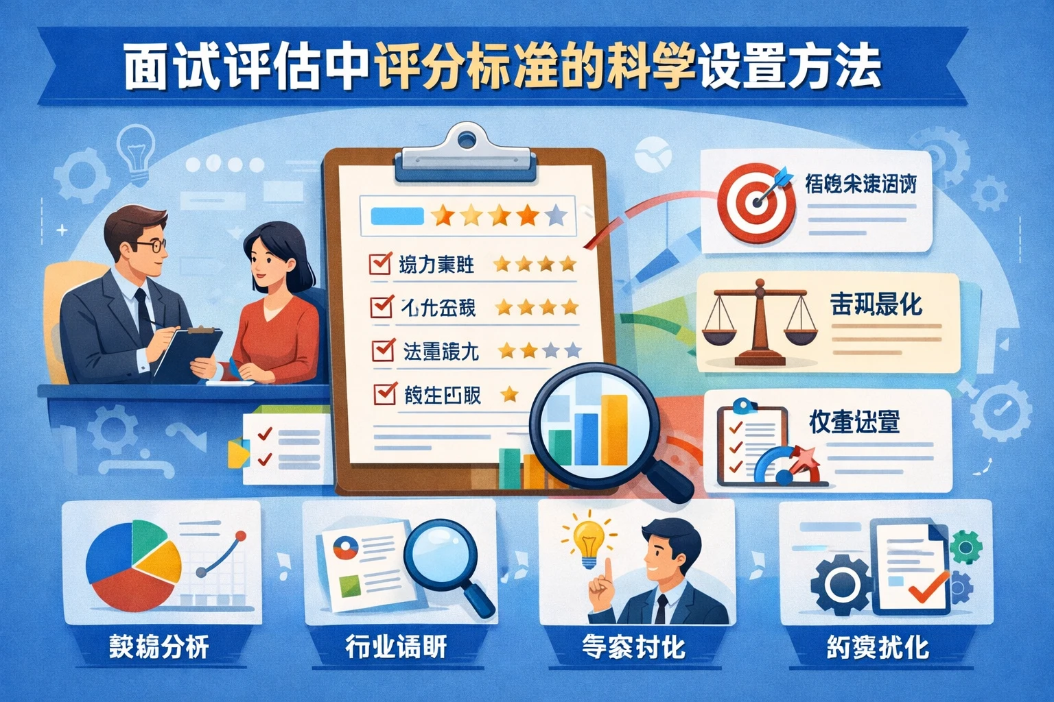 面试评估中评分标准的科学设置方法