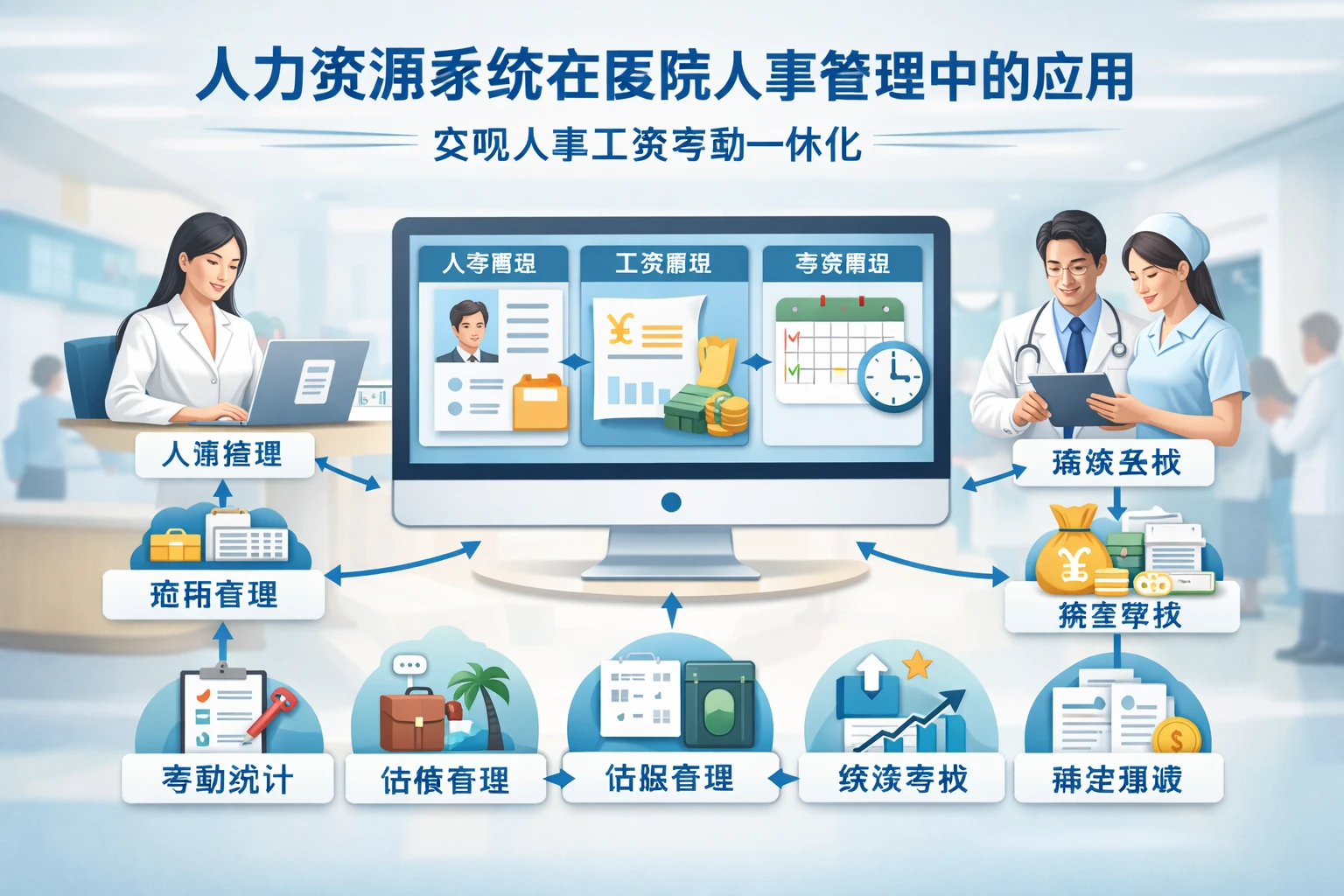 人力资源系统在医院人事管理中的应用：实现人事工资考勤一体化