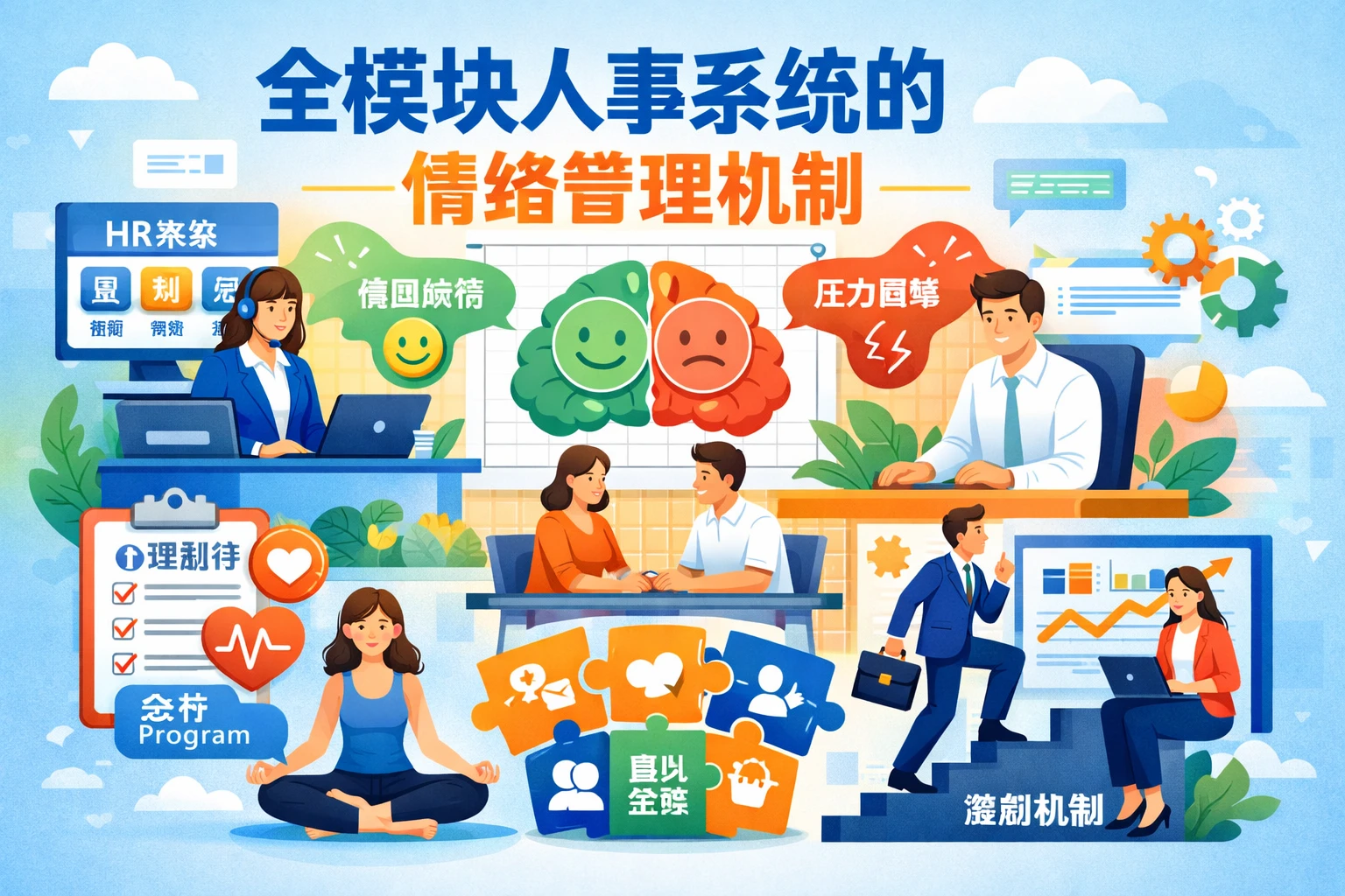 全模块人事系统的情绪管理机制