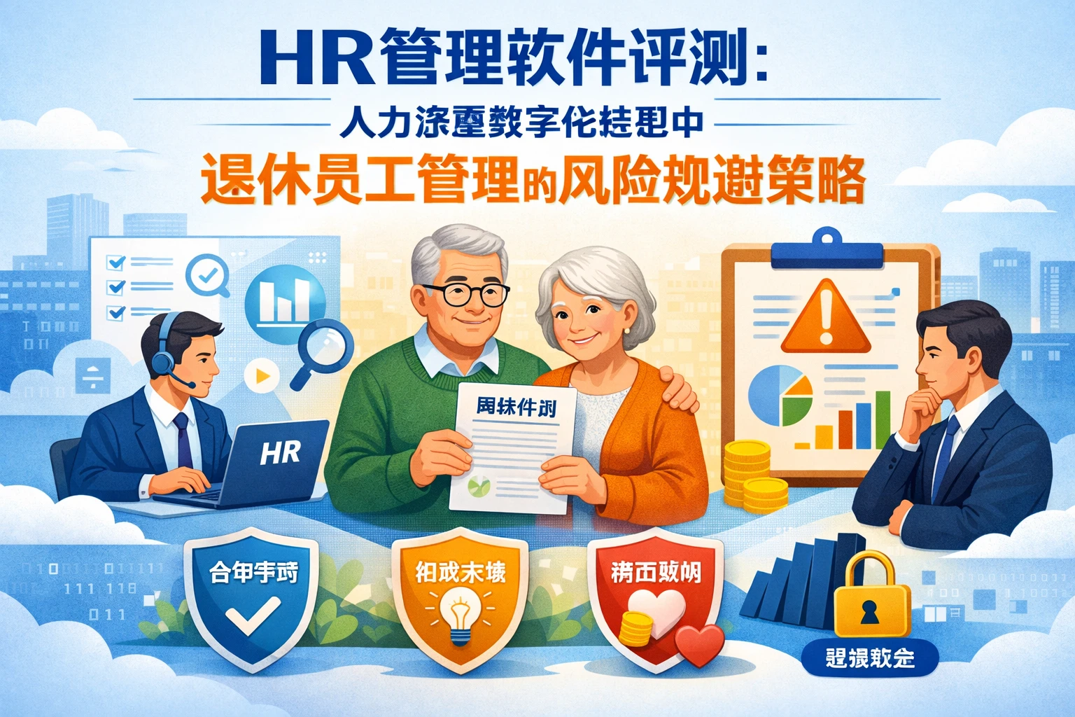 HR管理软件评测：人力资源数字化转型中退休员工管理的风险规避策略