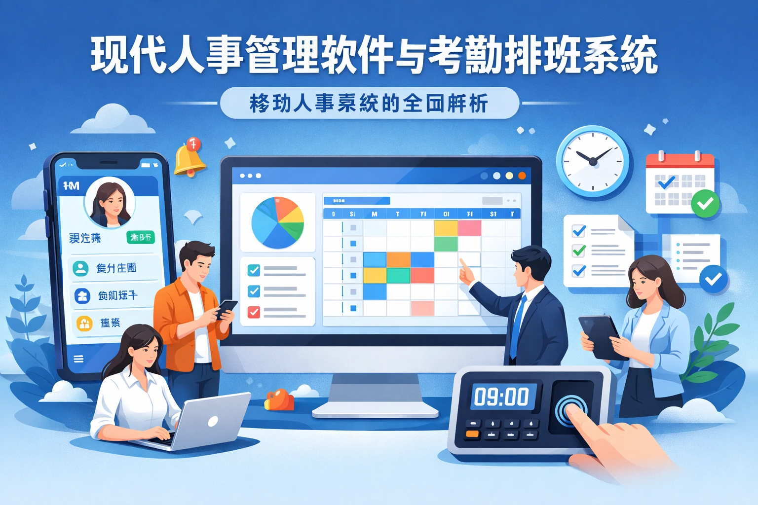 现代人事管理软件与考勤排班系统：移动人事系统的全面解析