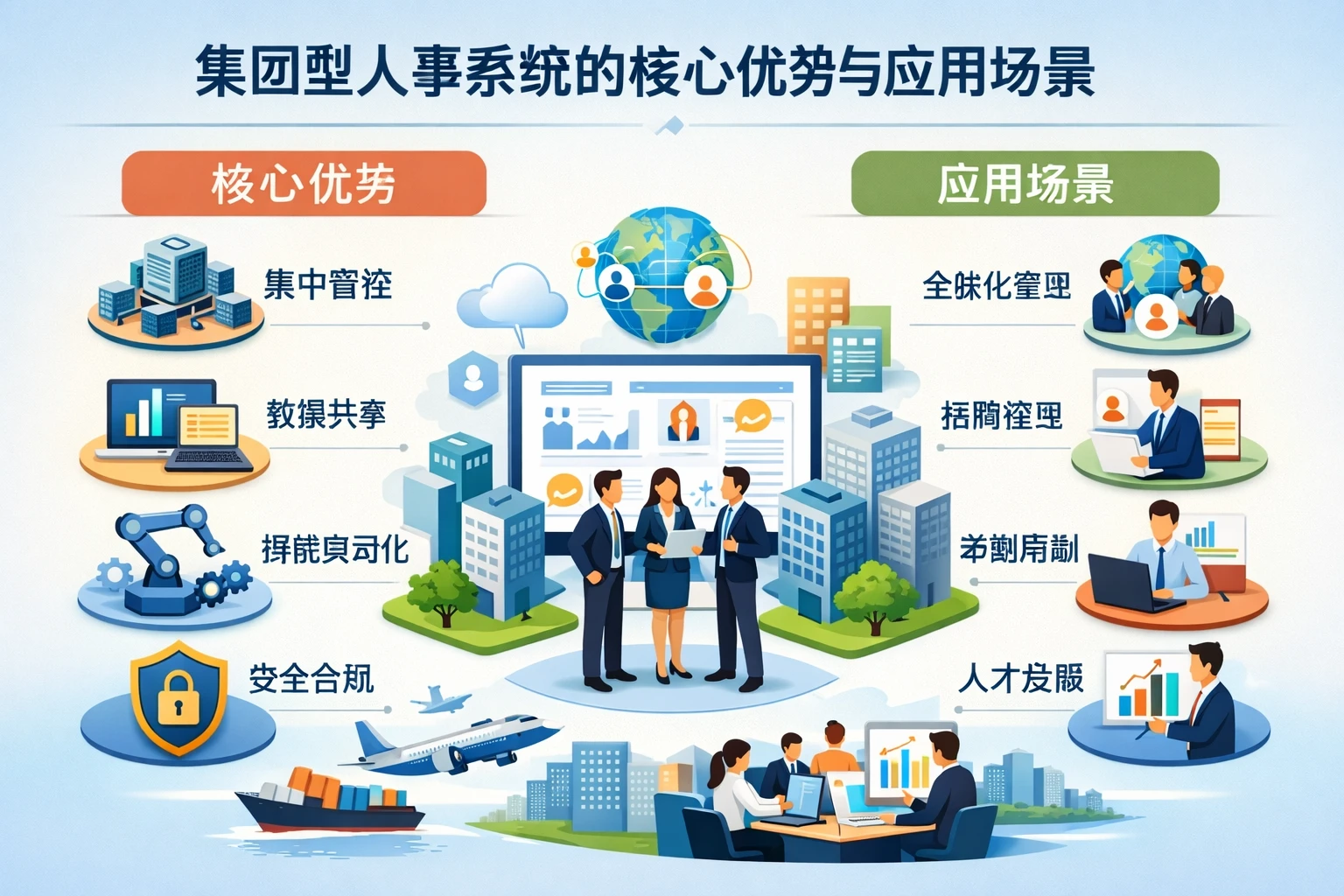 集团型人事系统的核心优势与应用场景