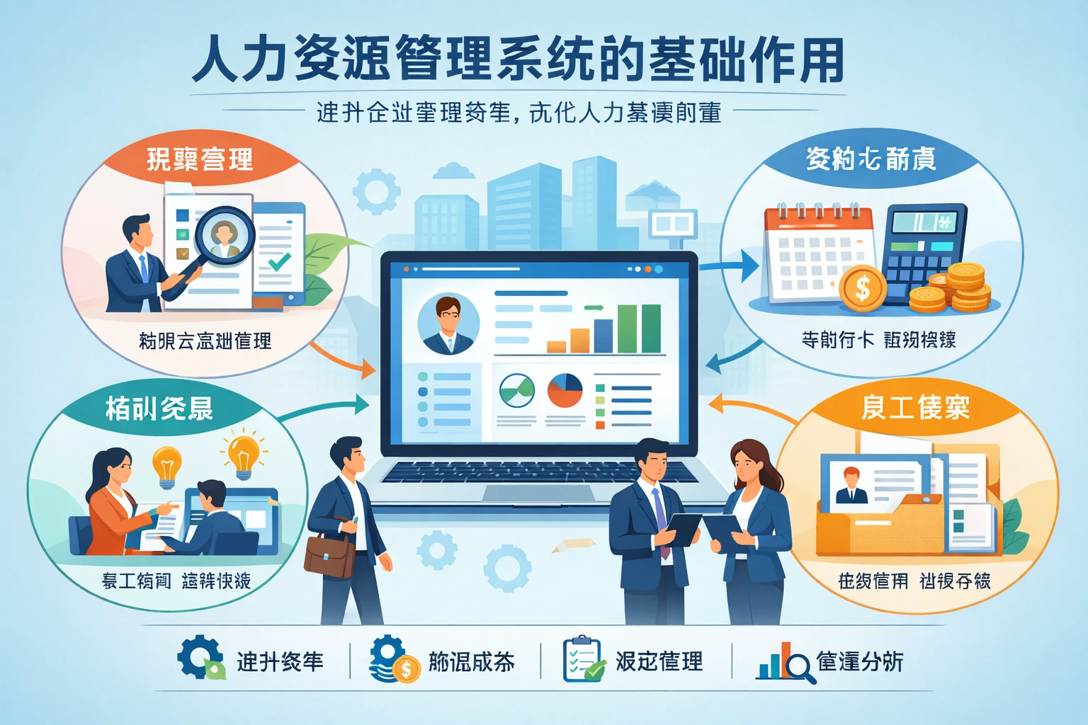 人力资源管理系统的基础作用