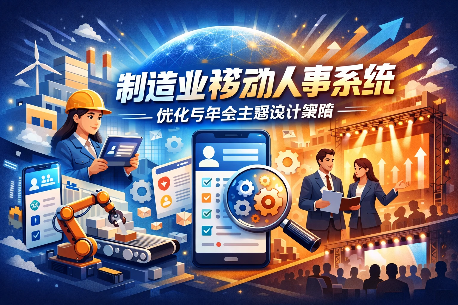 制造业移动人事系统优化与年会主题设计策略