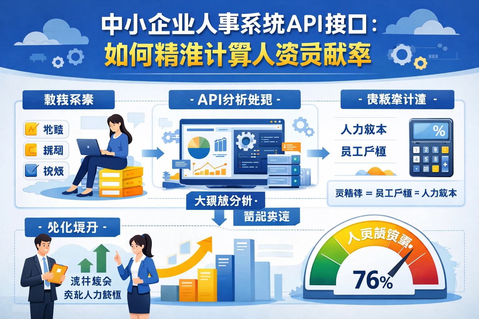 中小企业人事系统API接口：如何精准计算人资贡献率