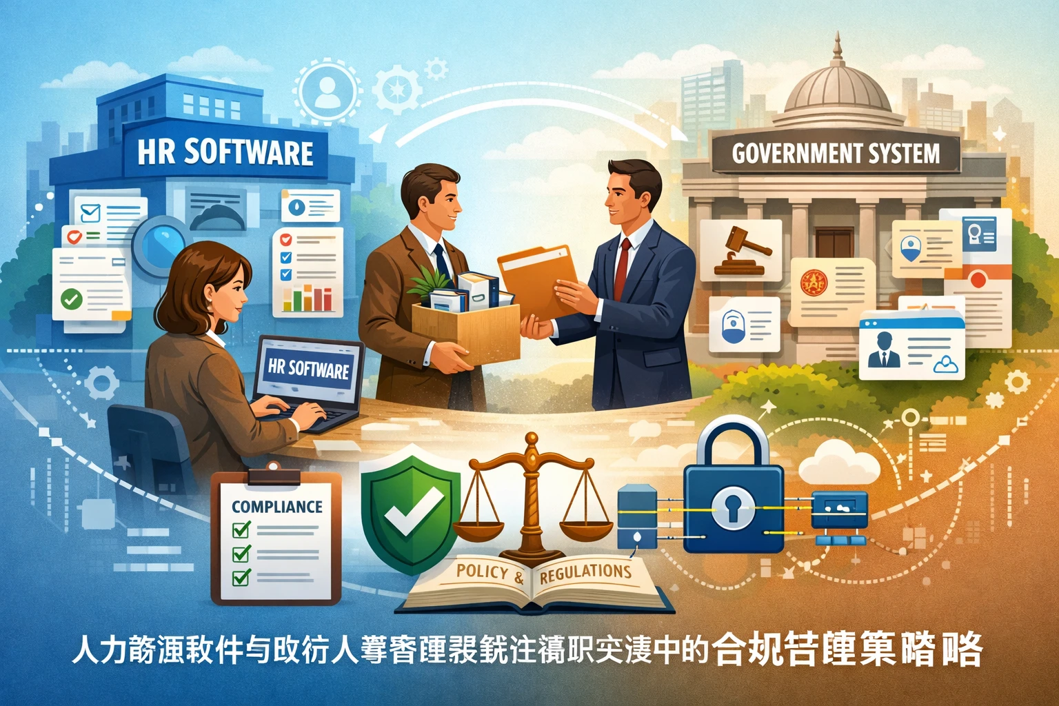 人力资源软件与政府人事管理系统在离职交接中的合规管理策略