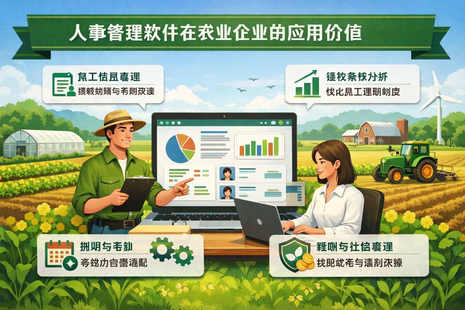 人事管理软件在农业企业的应用价值