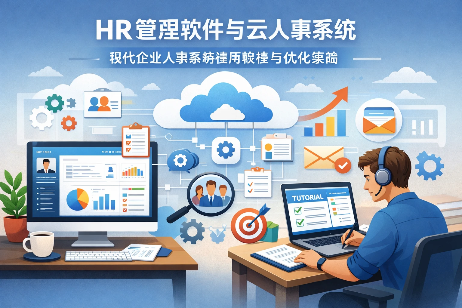 HR管理软件与云人事系统：现代企业人事系统使用教程与优化策略