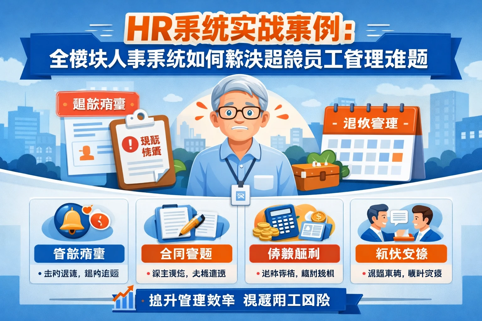 HR系统实战案例：全模块人事系统如何解决超龄员工管理难题