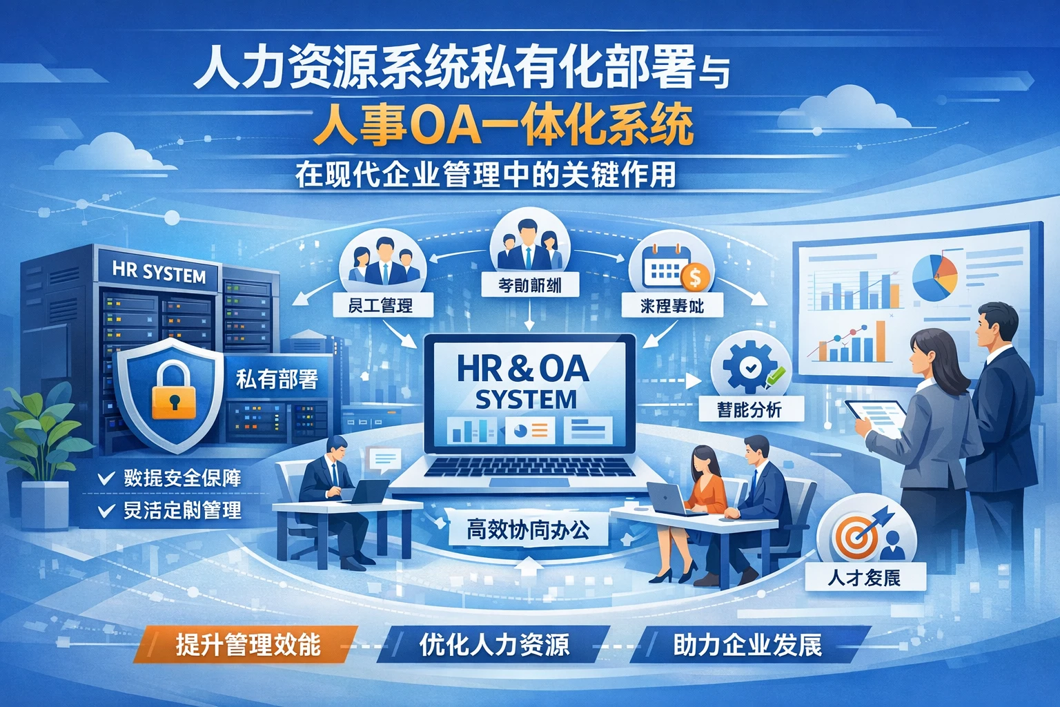 人力资源系统私有化部署与人事OA一体化系统在现代企业管理中的关键作用