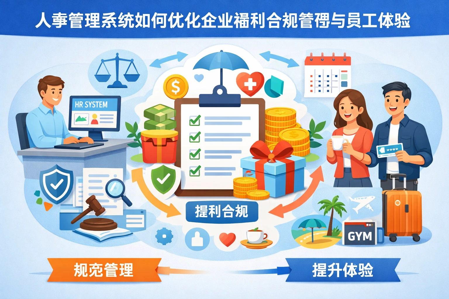 人事管理系统如何优化企业福利合规管理与员工体验