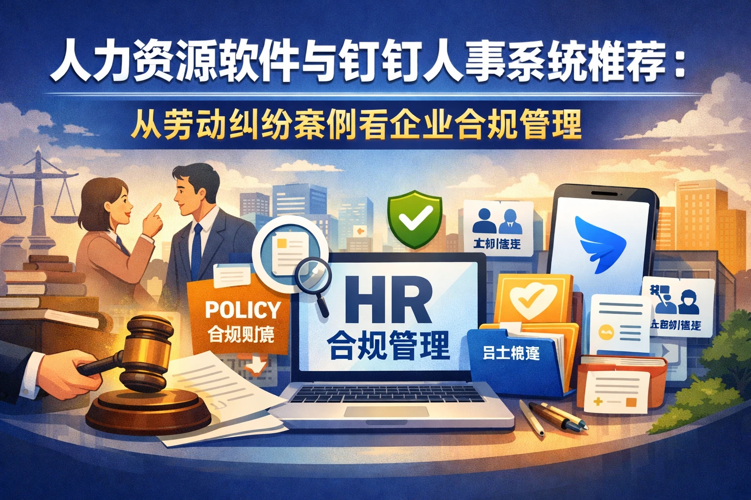人力资源软件与钉钉人事系统推荐:从劳动纠纷案例看企业合规管理