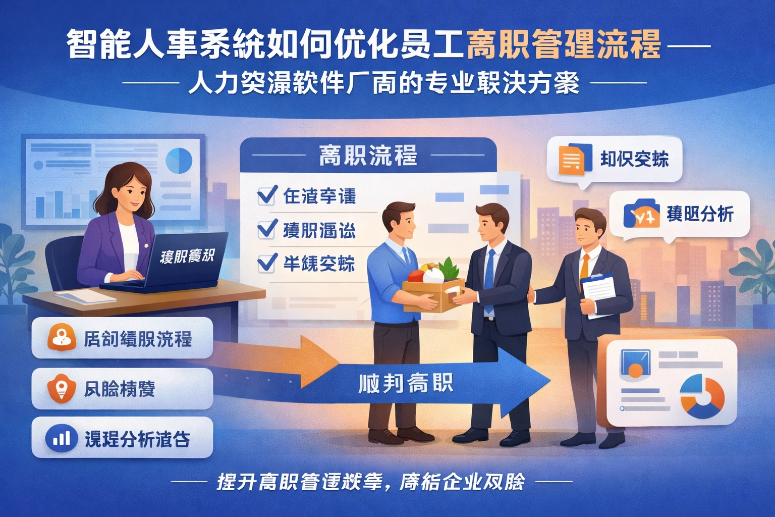 智能人事系统如何优化员工离职管理流程——人力资源软件厂商的专业解决方案