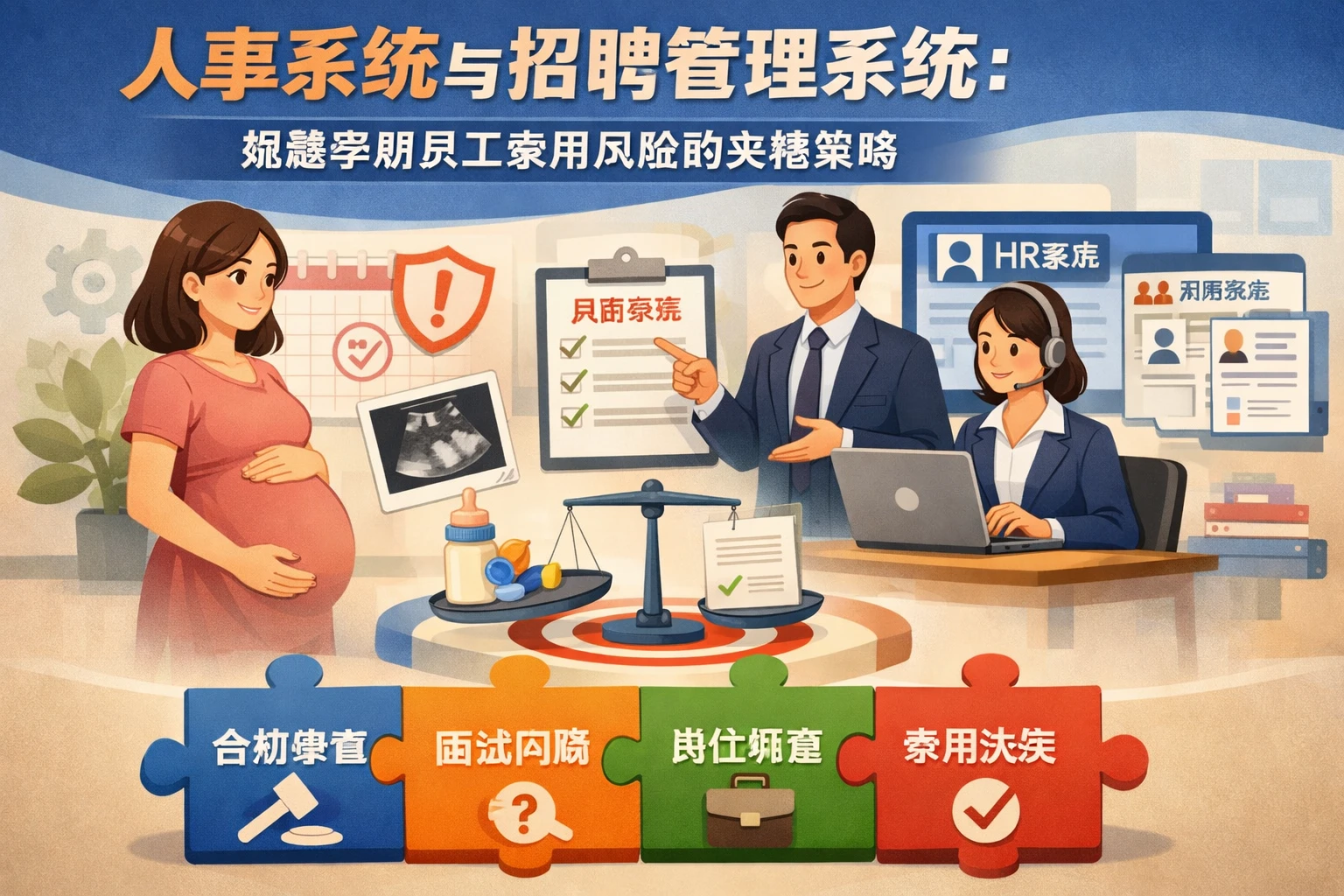 人事系统与招聘管理系统：规避孕期员工录用风险的关键策略