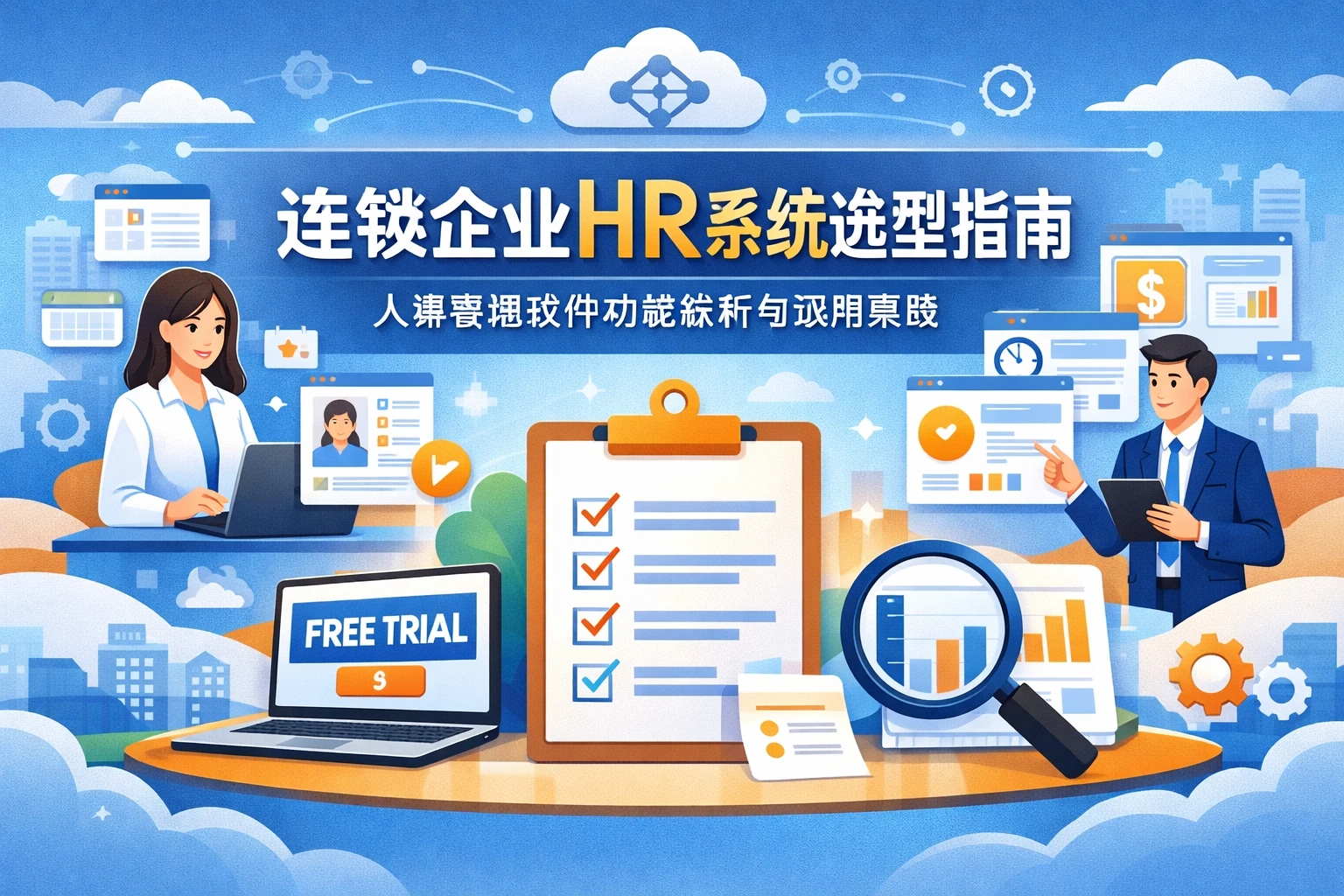连锁企业HR系统选型指南:人事管理软件功能解析与试用策略
