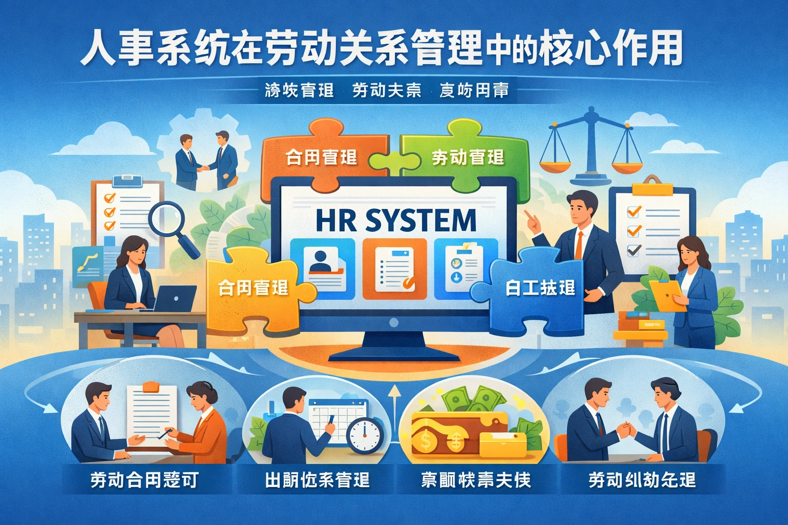人事系统在劳动关系管理中的核心作用