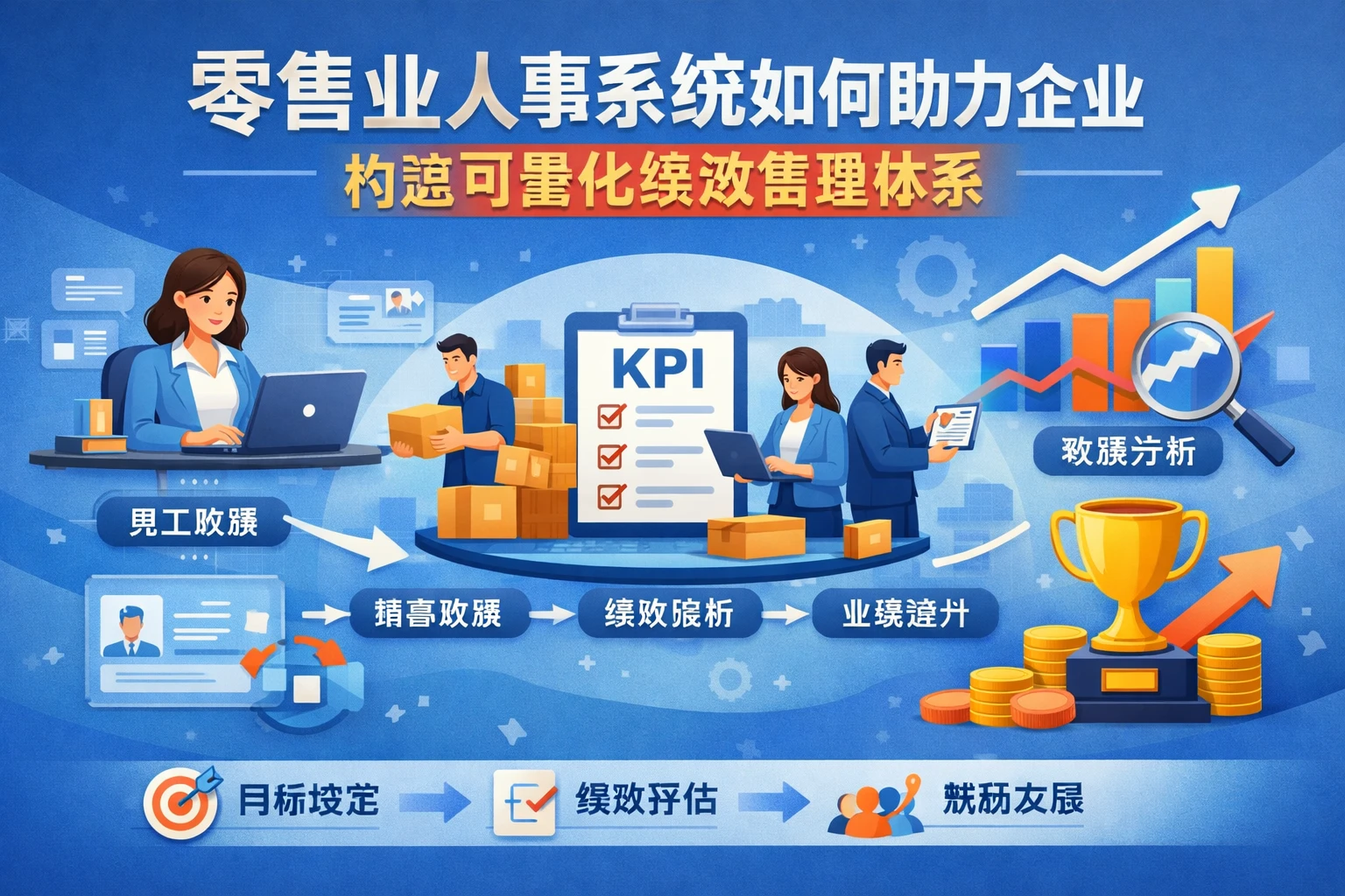 零售业人事系统如何助力电商企业构建可量化绩效管理体系