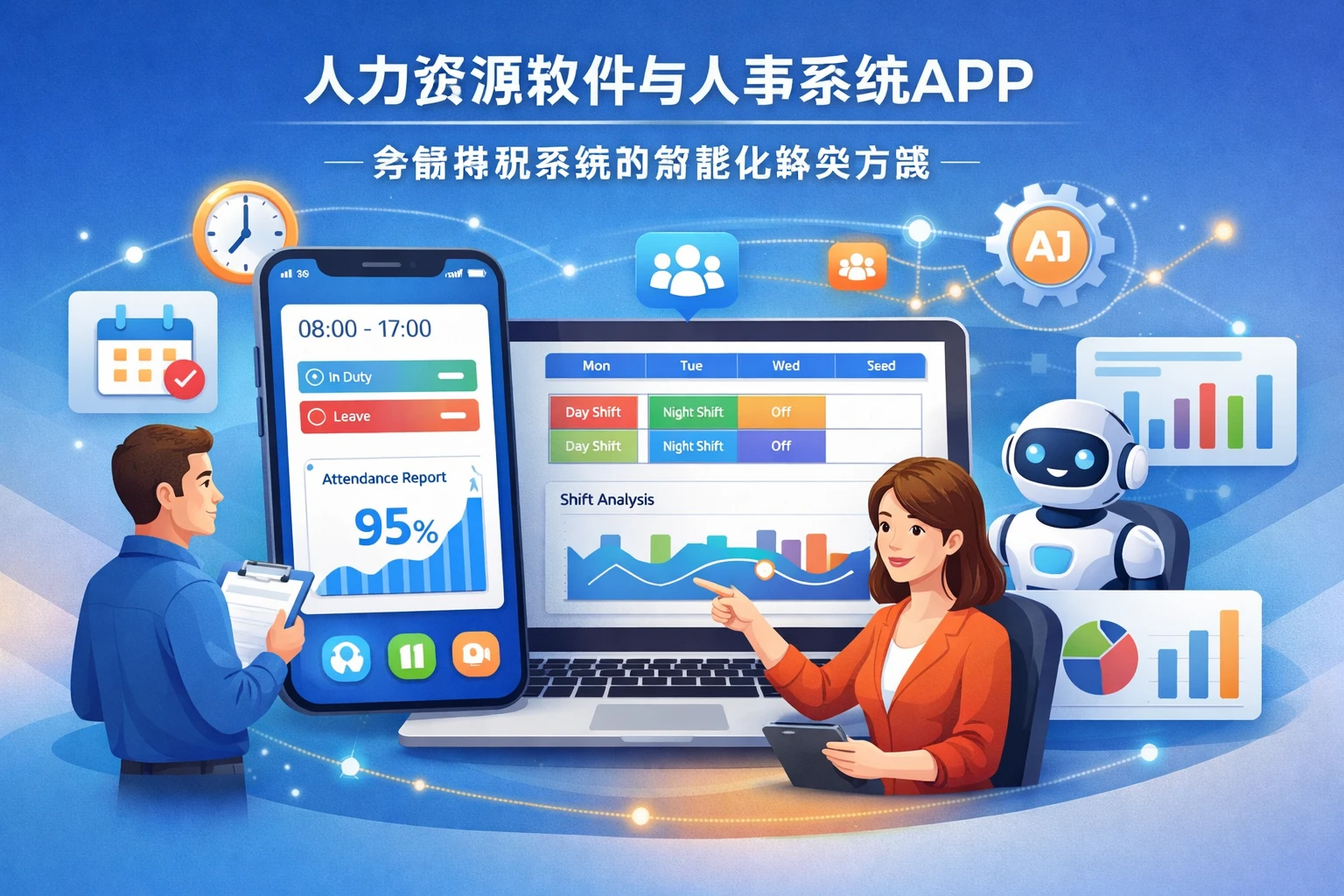 人力资源软件与人事系统APP：考勤排班系统的智能化解决方案