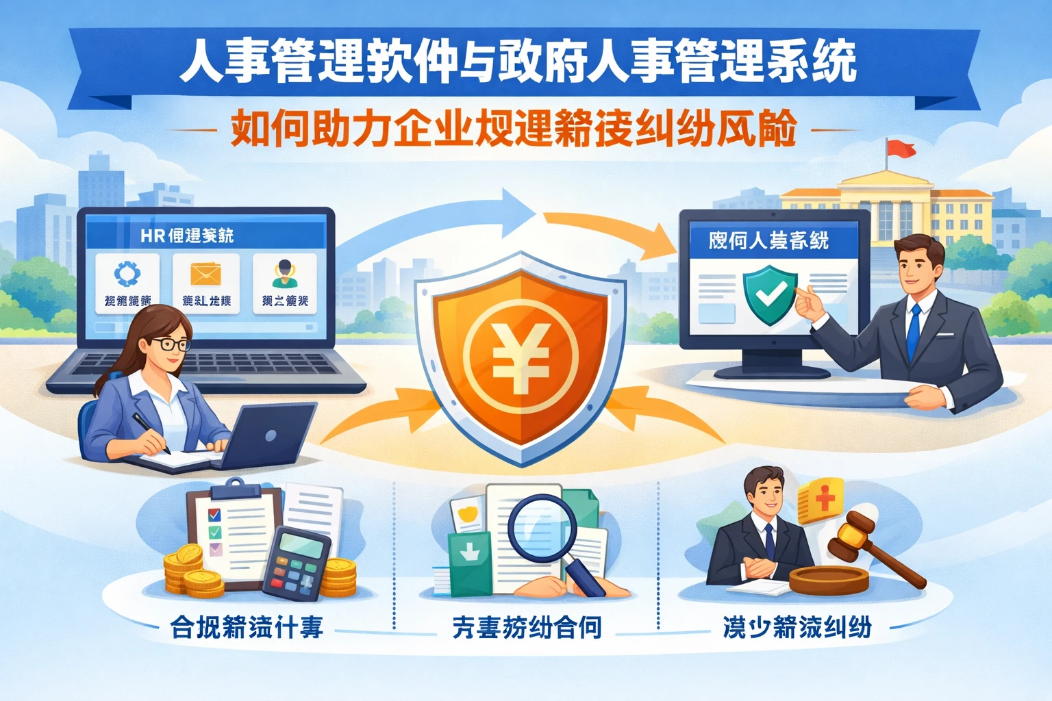 人事管理软件与政府人事管理系统如何助力企业规避薪资纠纷风险