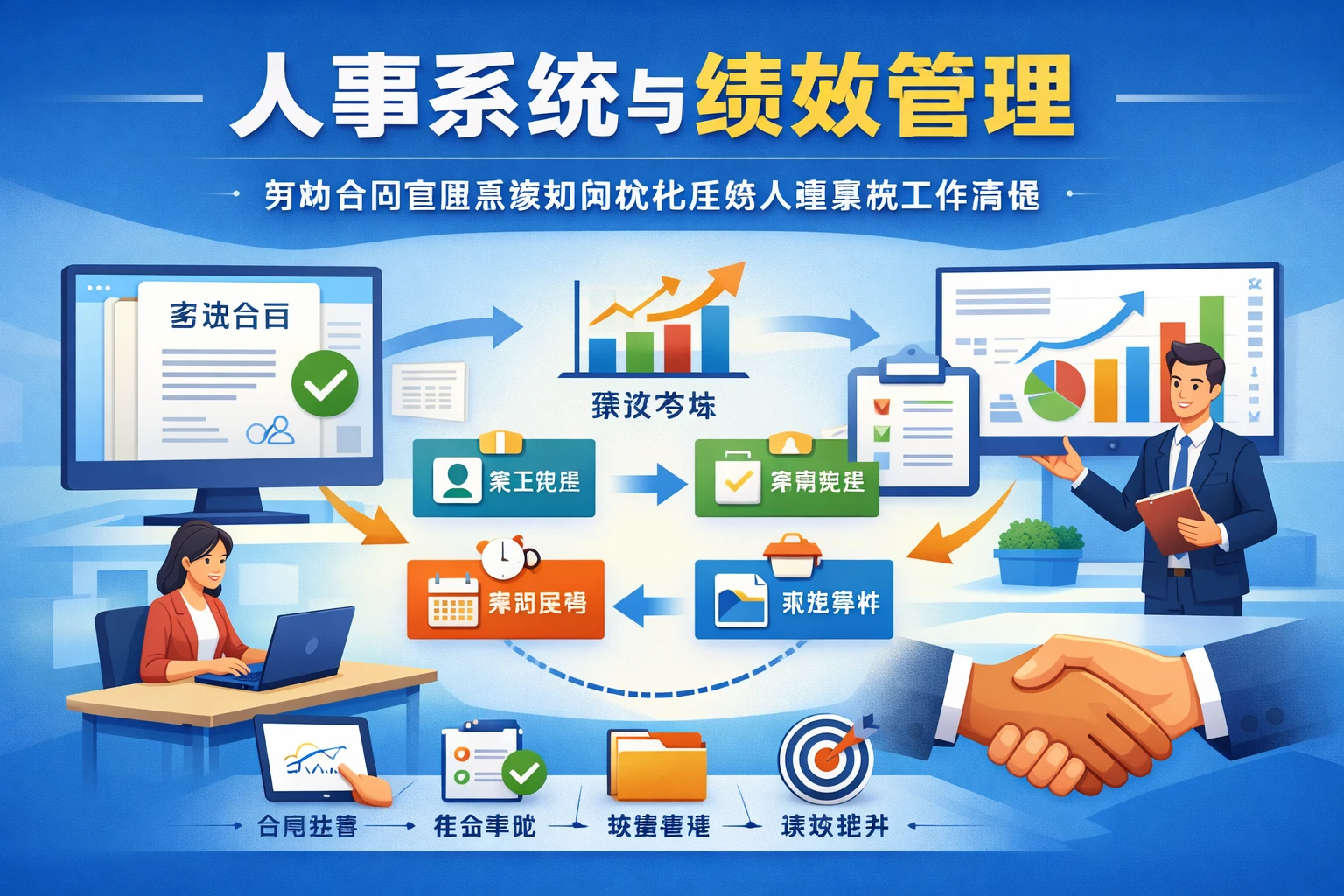 人事系统与绩效管理：劳动合同管理系统如何优化在线人事系统工作流程