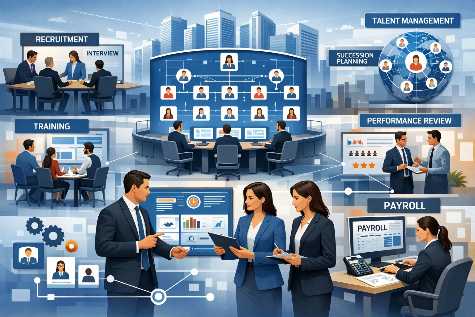 大型企业的系统化人力资源管控